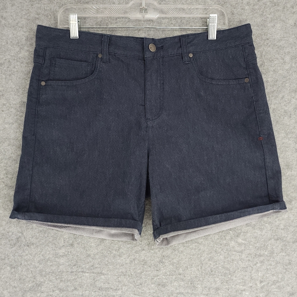 NWT Toad&Co Lola Jean Shorts Classic Mid-Length In Deep Navy